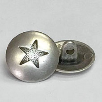 M-1440 - 5-Point Star Metal Button